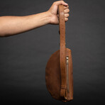 Nexus Leather Belt Bag // Saddle Brown