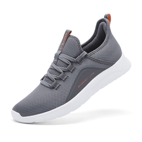 Aleader Men's Energy Cloud X Sneakers // Dark Gray Orange (US: 7)