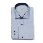 Primavera Slim-Fit Long Sleeve Button Up Shirt // Light Blue (M)