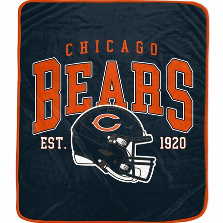 Vintage Arch Block Blanket // Chicago Bears