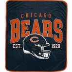 Vintage Arch Block Blanket // Chicago Bears