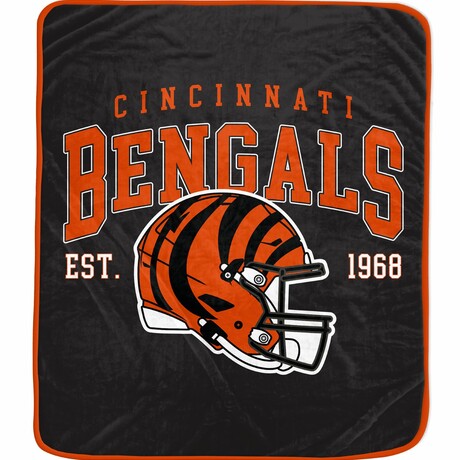 Vintage Arch Block Blanket // Cincinnati Bengals