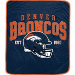 Vintage Arch Block Blanket // Denver Broncos