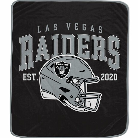 Vintage Arch Block Blanket // Las Vegas Raiders