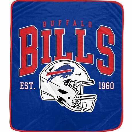 Vintage Arch Block Blanket // Buffalo Bills