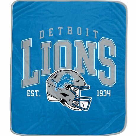 Vintage Arch Block Blanket // Detroit Lions