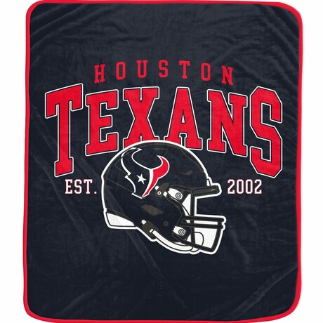 Vintage Arch Block Blanket // Houston Texans