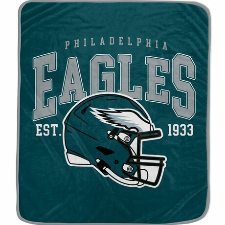 Vintage Arch Block Blanket // Philadelphia Eagles