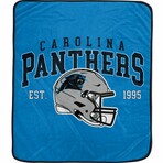 Vintage Arch Block Blanket // Carolina Panthers