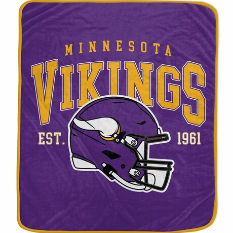 Vintage Arch Block Blanket // Minnesota Vikings