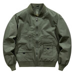 Insulated Bomber Jacket // Army Green (S)