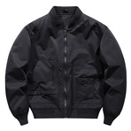 Insulated Bomber Jacket // Black (M)