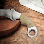 Damascus Karambit Knife // Steelo Camel