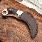 Damascus Karambit Knife // Steelo Black