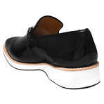 Elvish // 3D Print Leather Loafers // Black (US: 10)