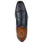 Bruce // Leather Brogue Shoes // Navy Blue (US: 11)