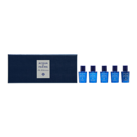 Men's Fragrance Gift Set // Acqua Di Parma // Blu Mediterraneo Mini Set EDT Sprays // 0.16 oz