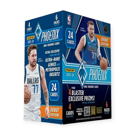 2023-24 Panini Phoenix NBA Basketball Blaster Box // Chasing Rookies (Wembanyama, Holmgren, Miller, Jaquez Jr. Etc.) // Sealed Box Of Cards