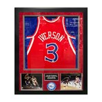 Allen Iverson // Philadelphia 76ers // Autographed Jersey + Framed