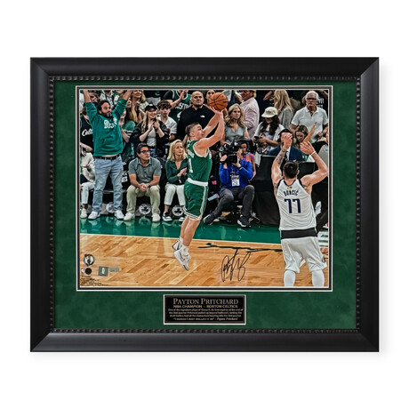 Payton Pritchard  // Boston Celtics // Autographed Photograph + Framed