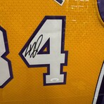 Shaquille O'Neill // Los Angeles Lakers // Autographed Jersey + Framed