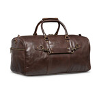 Tourist 23" Leather Duffel Bag + Free Matching Dopp Kit  // Antique Brown