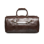 Tourist 23" Leather Duffel Bag + Free Matching Dopp Kit  // Antique Brown