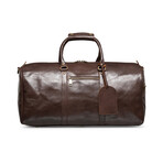 Tourist 23" Leather Duffel Bag + Free Matching Dopp Kit  // Antique Brown