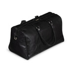 Tourist 21" Leather Duffel Bag + Free Matching Dopp Kit // Black 