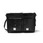 Front Pocket Leather Briefcase // Black