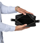 Leather Dopp Kit // Medium // Black