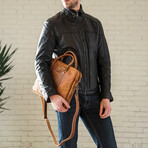 Slim Leather Briefcase 2.0 // Saddle Brown