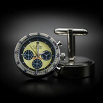 The CUFFRACER Cufflink Watch // Yellow