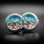 The CELEBRATION Cufflink Watch // Blue