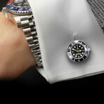 The CUFFDIVER Cufflink Watch // Black