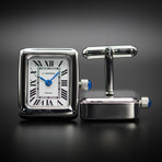 The PANZER Cufflink Watch // White