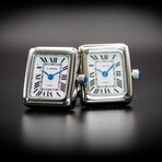 The PANZER Cufflink Watch // White