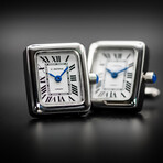 The PANZER Cufflink Watch // White