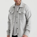 Front Pockets Shacket // Gray (XS)