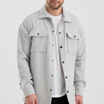 Front Pockets Shacket // Gray (XS)