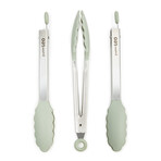 BergHOFF Leo Balance 3pc Serving Tongs Set // Sage