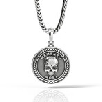 Memento Mori - Silver Skull Pendant // Small