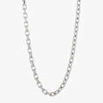 3mm Silver Forza (Heavy Link) Chain // 22"