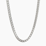 3.5mm Silver Franco Chain // 22"