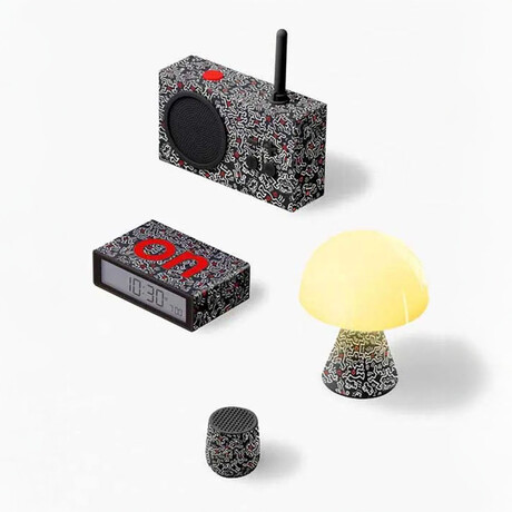 Lexon,Keith Haring // Love Gift Set // Black