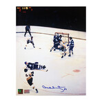 Bobby Orr // Shot On Goal vs Toronto // Signed 11x14 Photo