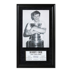 All Time Greats: Bobby Orr Signature Framed Plaque & Canvas