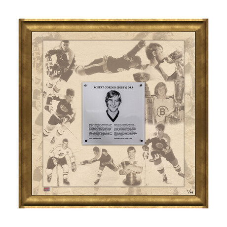 Bobby Orr // HHOF Plaque Framed Collage Ltd Ed #4 of 44