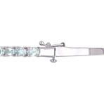 6 1/3ct TGW Aquamarine Bangle // 7 in