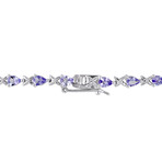 4 1/3ct TGW Tanzanite X-Link Bracelet // 7 in